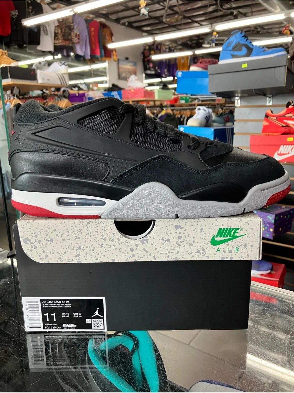 Jordan 4 RM Black Cement Size 11